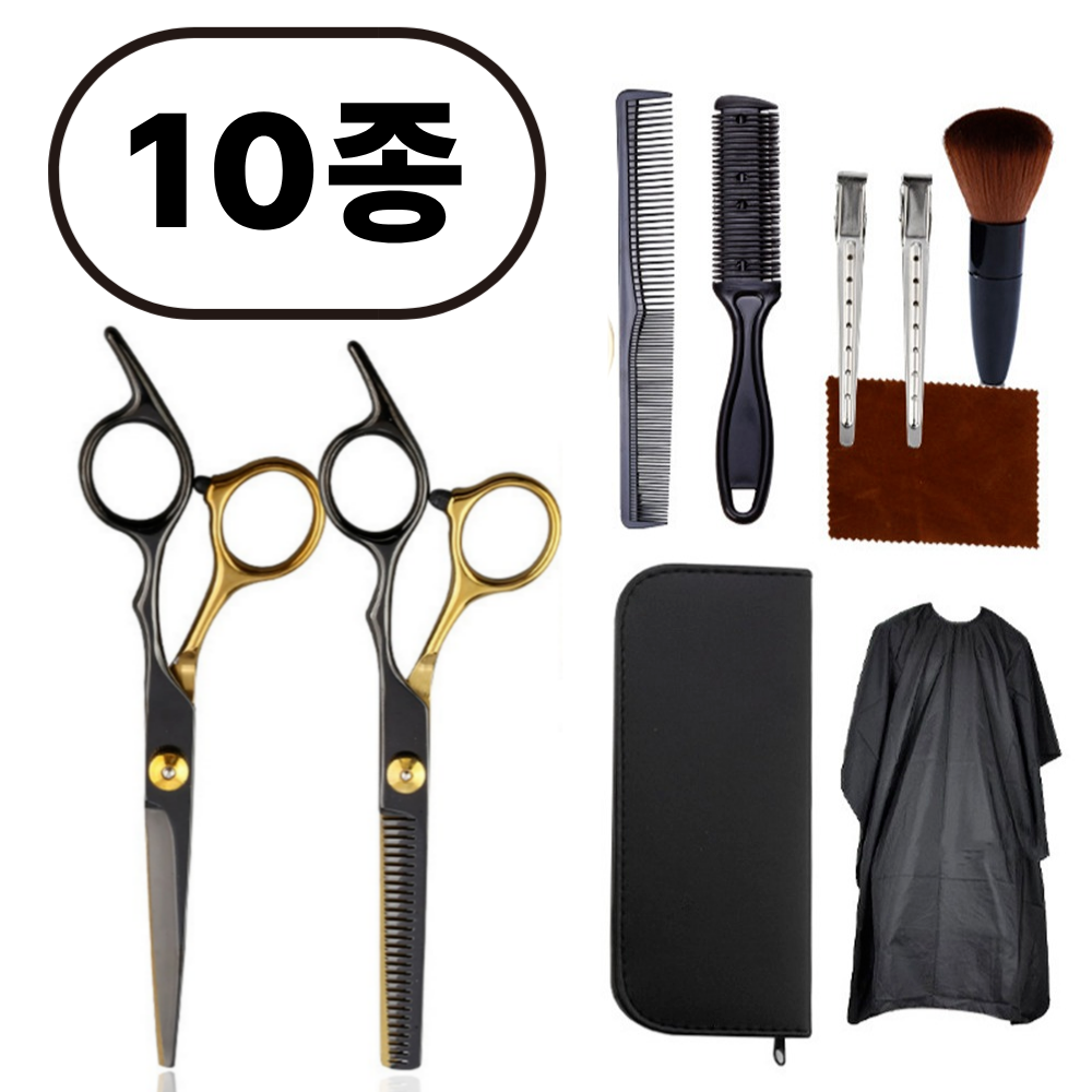 다루리 10종 프리미엄 미용가위세트 가정용 전문가용 21,900원