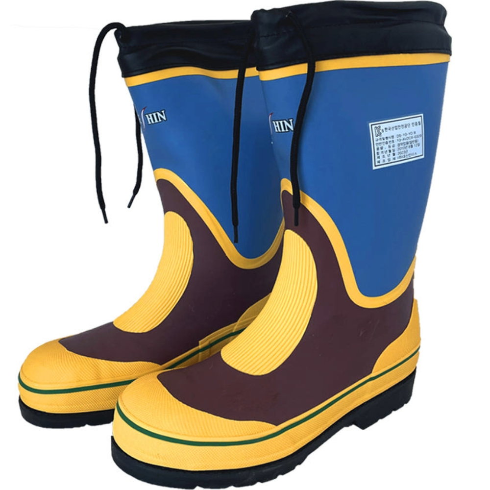 대신 쎄다요딩장화 DS-10-YD 경작업용 작업화 KCS인증 안전장화 미끄럼방지 스틸토우캡 발보호 39,900원