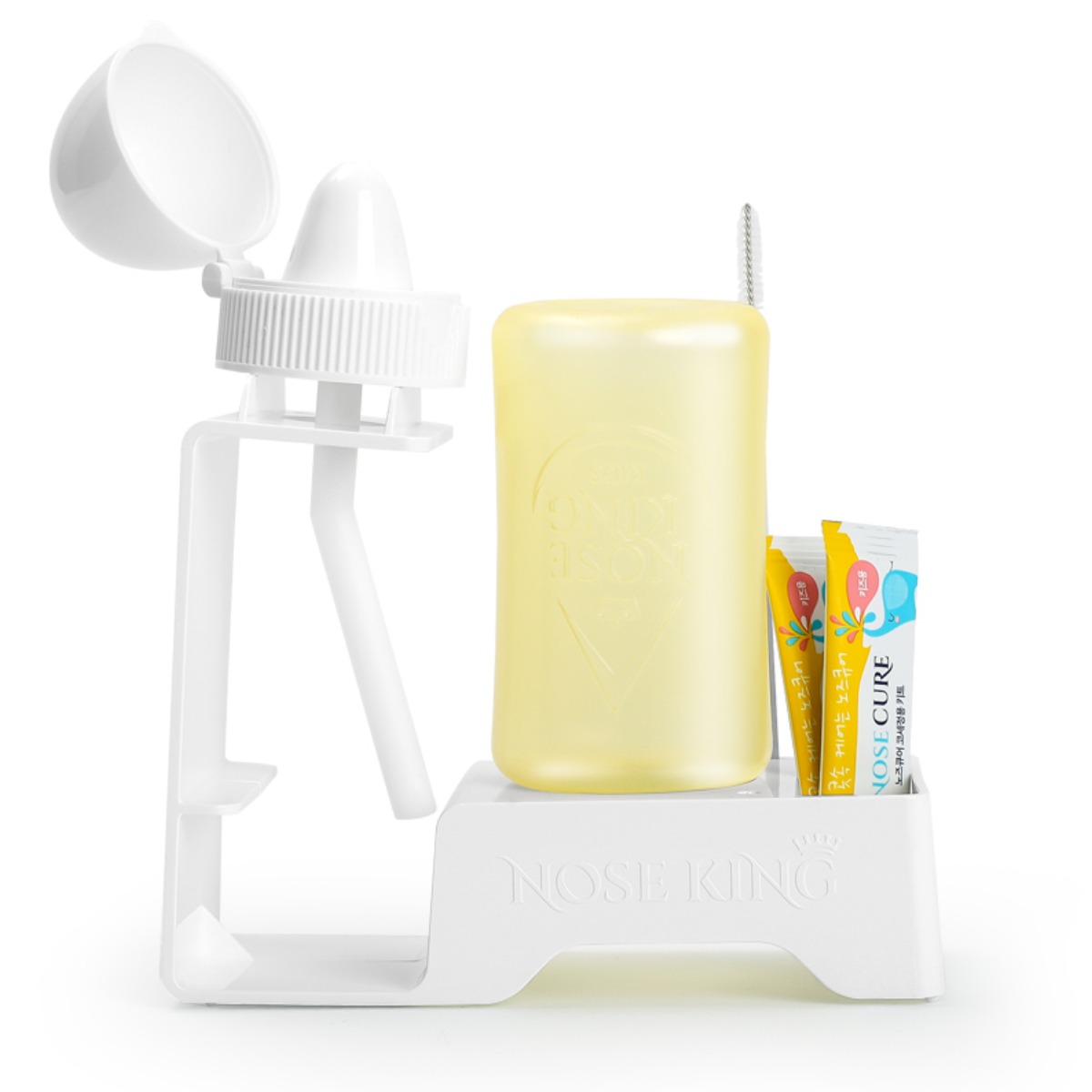 노즈큐어 플러스 어린이 코세척기 세트(거치대+분말10포+세척솔) 10,000원