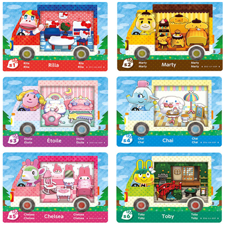 닌텐도 스위치 동물의숲 아미보 카드 산리오 정식발매 새제품, 1세트 28,900원