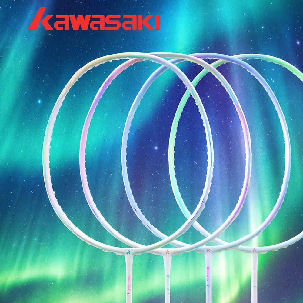 가와사키 배드민턴라켓 오로라7 가벼운 경량 5U 선수용 공격형 배드민턴채 스트링(줄)포함 59,900원