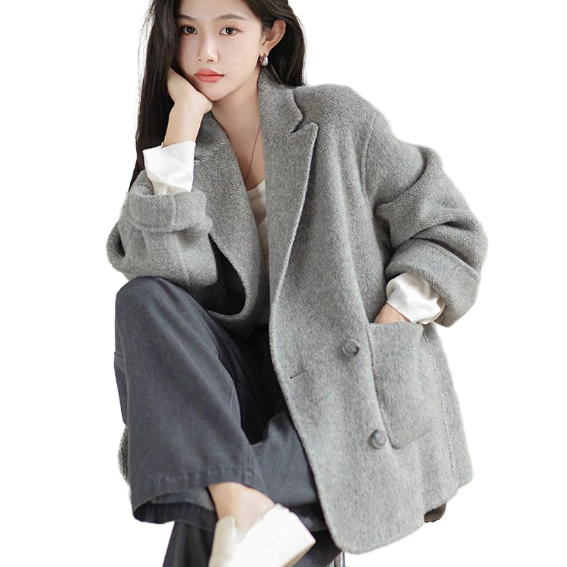 셀럽당 여성 모직코트 추동 신상 트렌디한 정장코트 YR0491-KR 32,130원