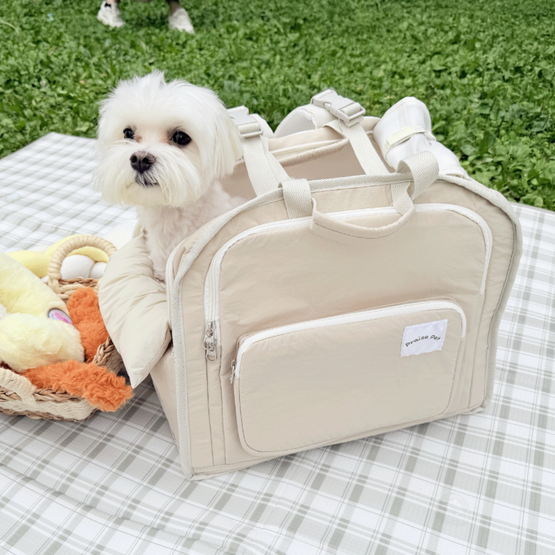 프레이즈펫 머랭 백팩 - 강아지 고양이 이동가방 이동장, 1개, 너트 머랭, 현재가 79,000원