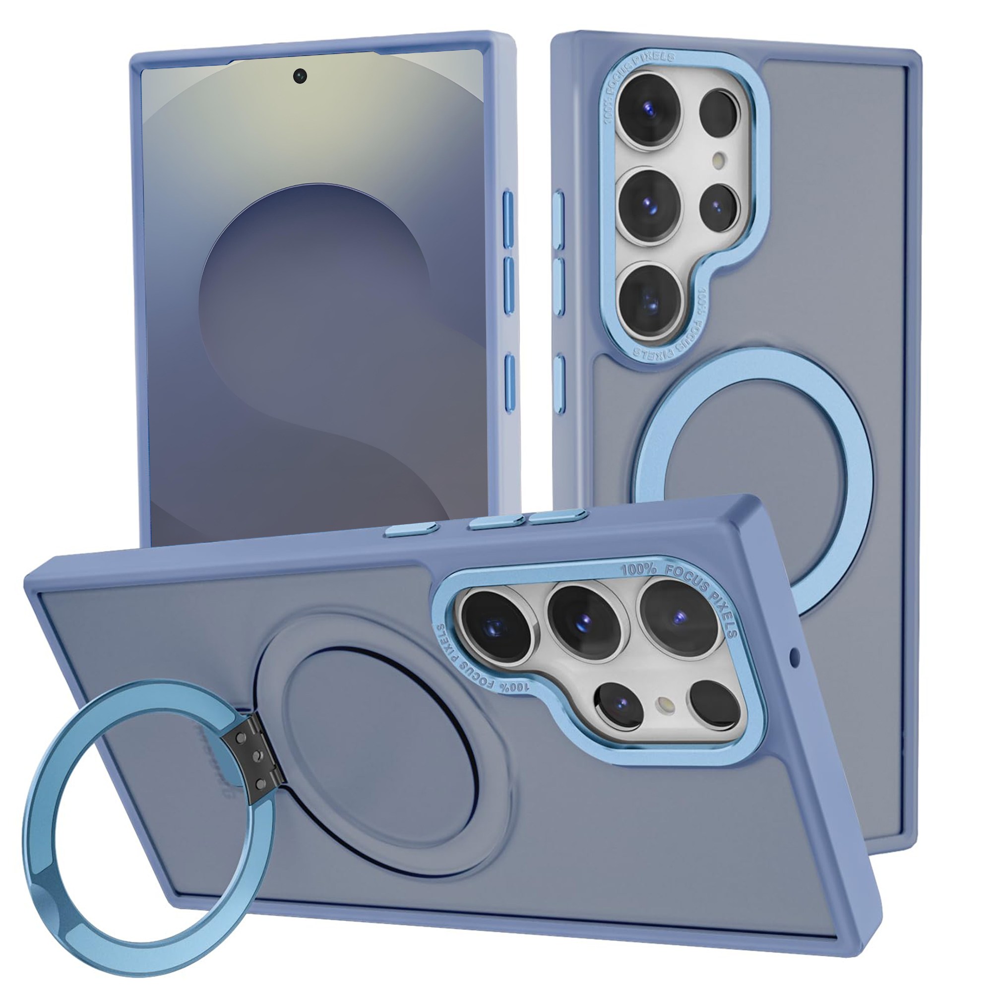 헤미션 갤럭시 S25 플러스 울트라 맥세이프 거치대 케이스 마그네틱  무선 충전 MagSafe 25YDZ01 7,800원