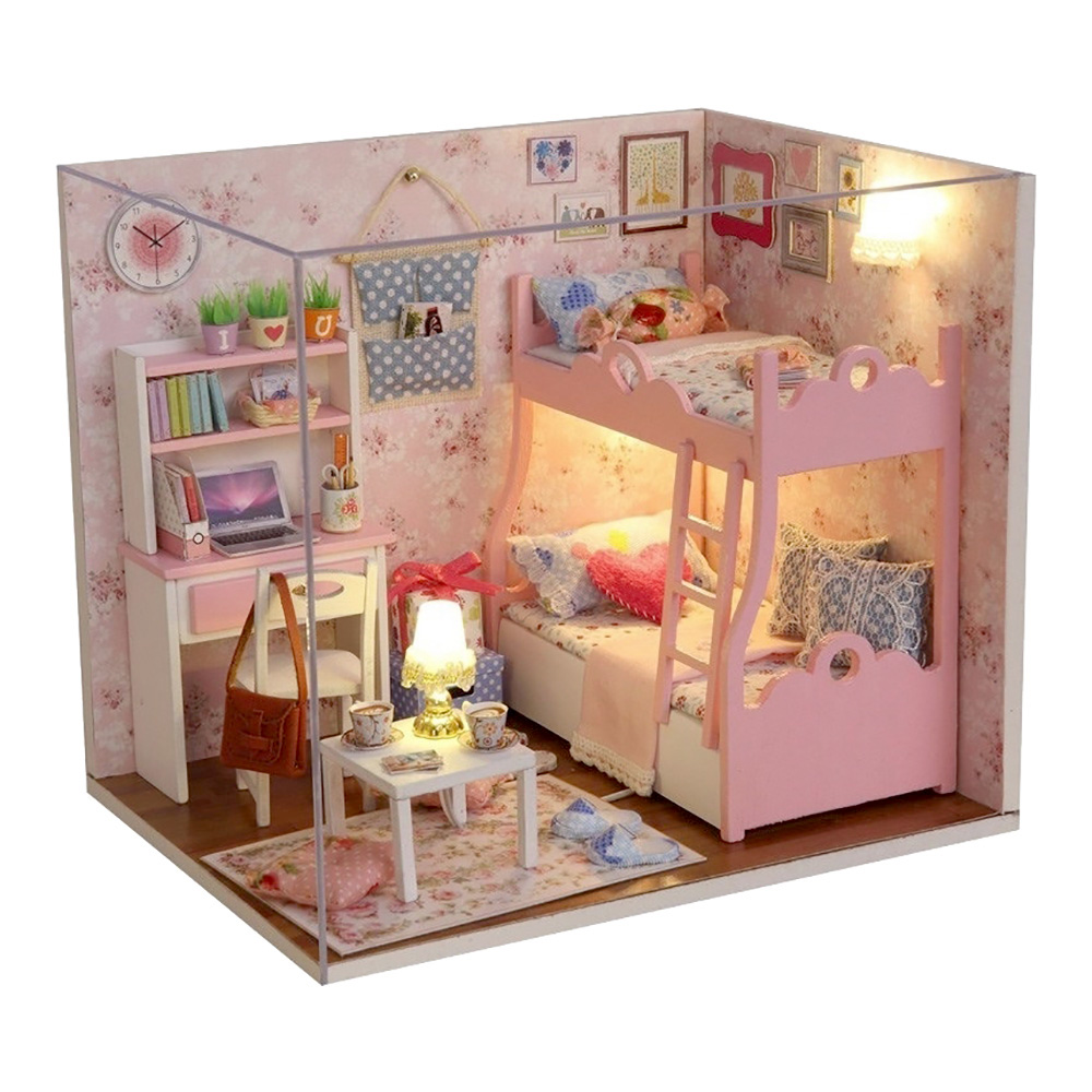 꼬미딜 DIY 미니어처하우스 소형 15 사랑의 이층침대 + 제작도구 15,860원