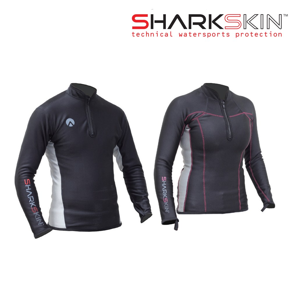 샤크스킨 3mm 슈트 상의 CHILLPROOF L/S CHEST ZIP 스쿠버다이빙 프리다이빙 스킨스쿠버 서핑, 블랙 320,000원