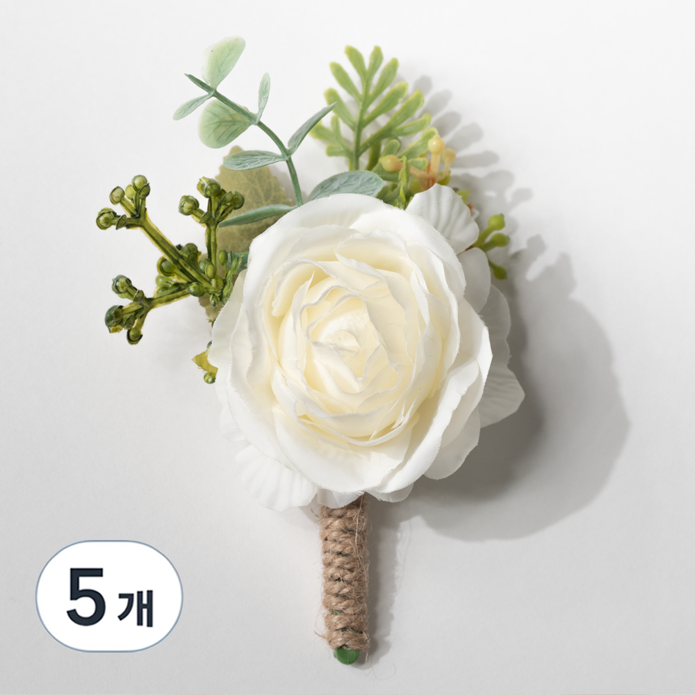봄부쿠 조화 코사지 남자 부토니에 행사용 꽃사지 31,250원