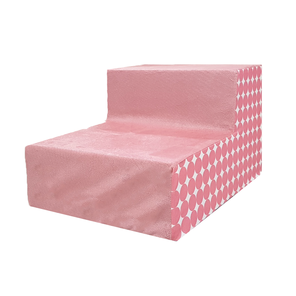 8 DECO 강아지계단 펫스텝 애견계단 2단 로지핑크 써클, 2단 로지핑크 써클 18,900원