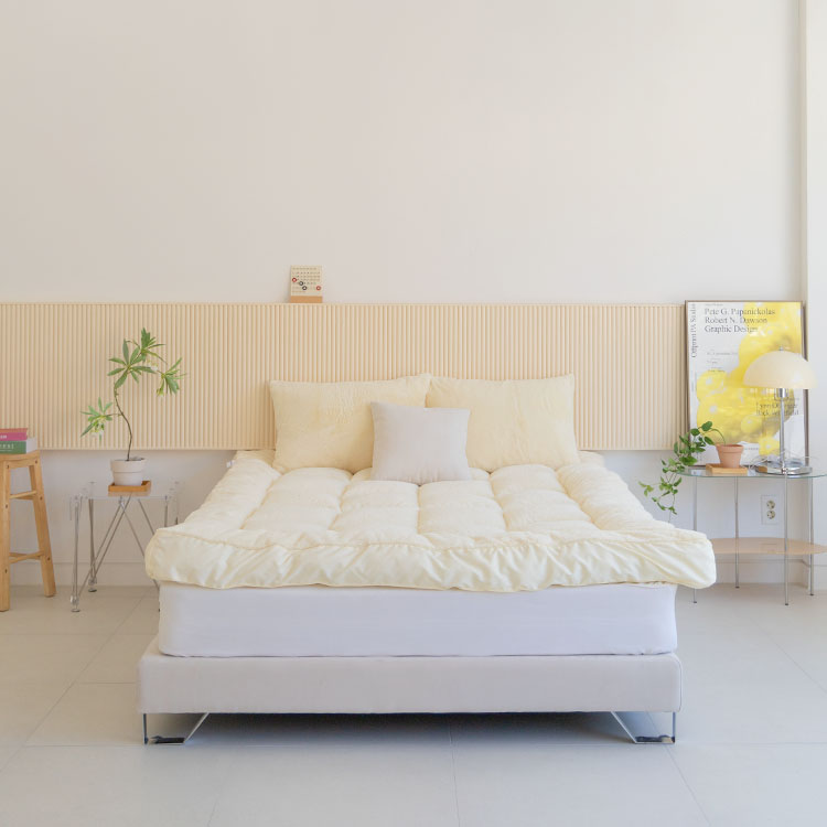 [슬립슬러] 알러지케어 북극곰 13CM 양면 겨울 토퍼 매트리스 SS/Q, 아이보리 66,900원