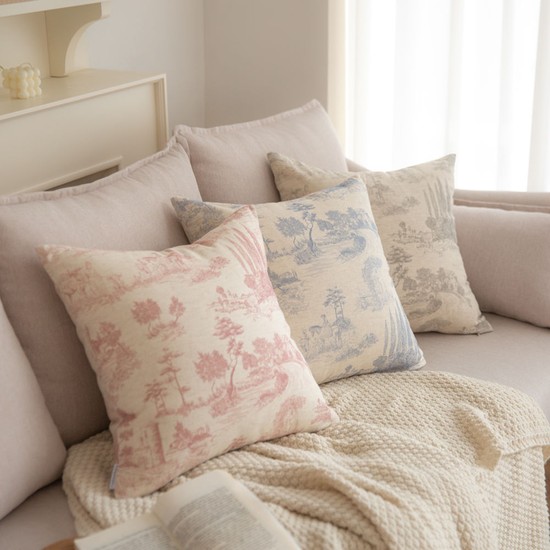 윈터 뜨왈 린넨 크리스마스 쿠션 방석 커버 21,500원