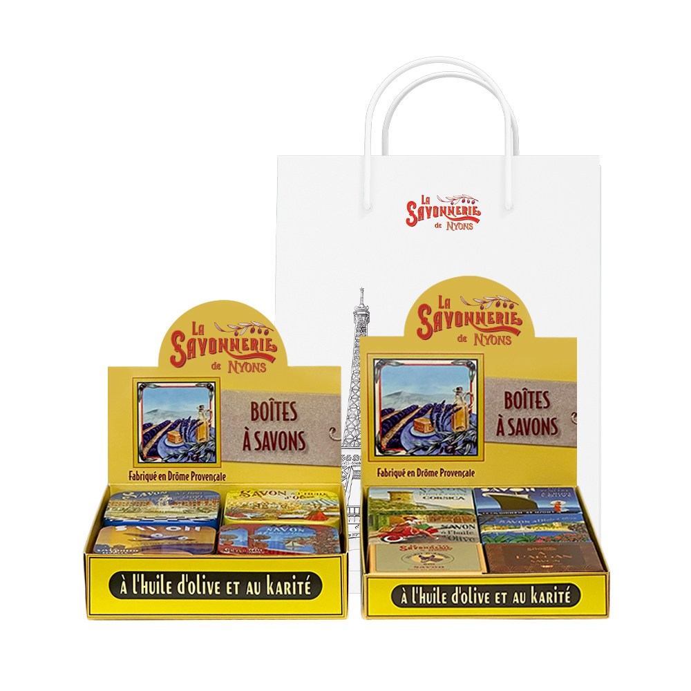 라 사본느리 드 니옹 프랑스 비누 코트다쥐르 10종 세트 + 쇼핑백 (100gx10), 1세트 89,000원