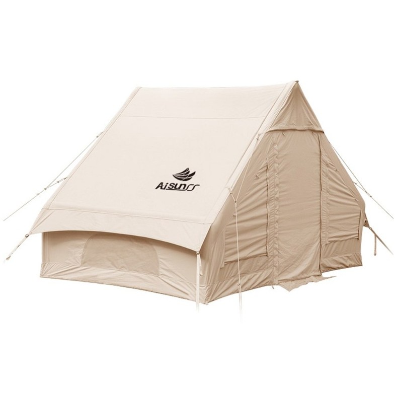 아이순스 에어텐트 캠핑텐트 원터치텐트 감성 글램핑 텐트 가족텐트 거실형, 베이지, 3-4인용 449,900원