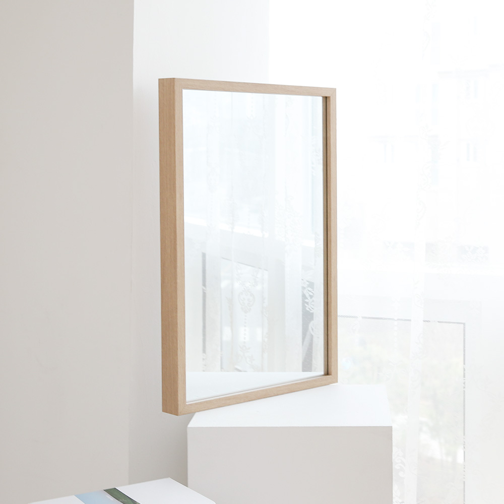 우드리퍼블릭 침실 화장대 벽거울 중형 600 x 400 mm, 현재가 21,900원