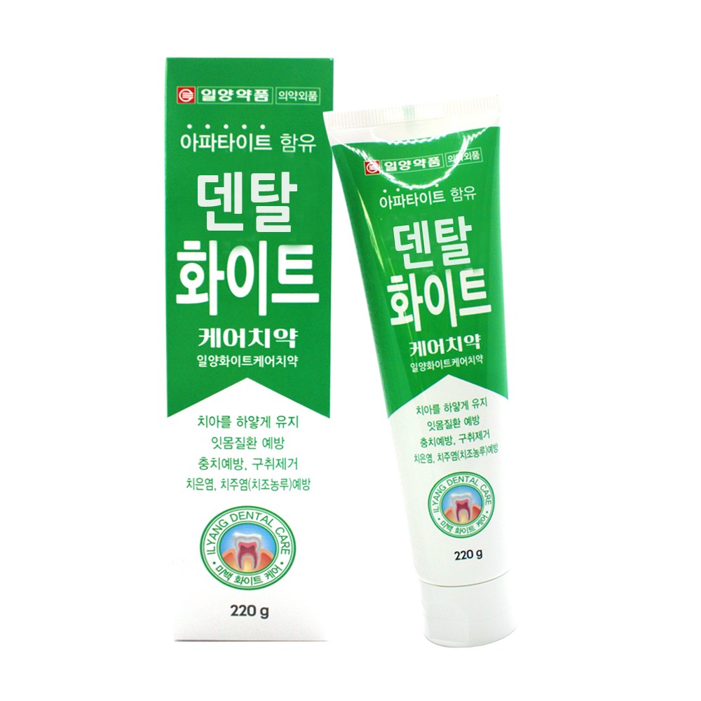 일양약품 덴탈화이트 치약, 1개, 220g 7,000원