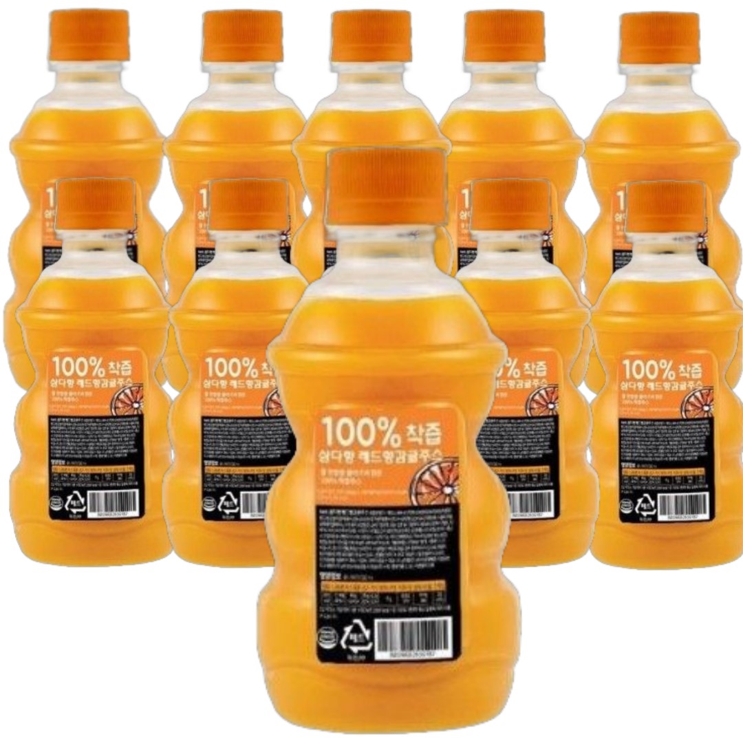 빙그레 제주 삼다향 착즙 레드향 감귤주스 320ml (10입) 24,000원