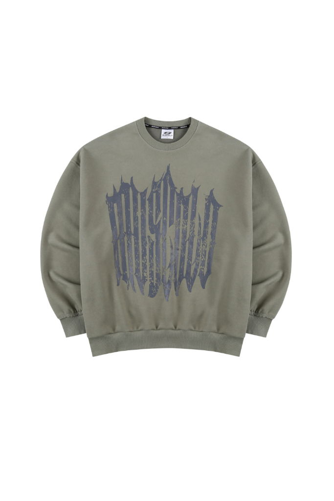 [SET] 파이어볼 빈티지 워시 스웨트셔츠 - 카키 53,000원