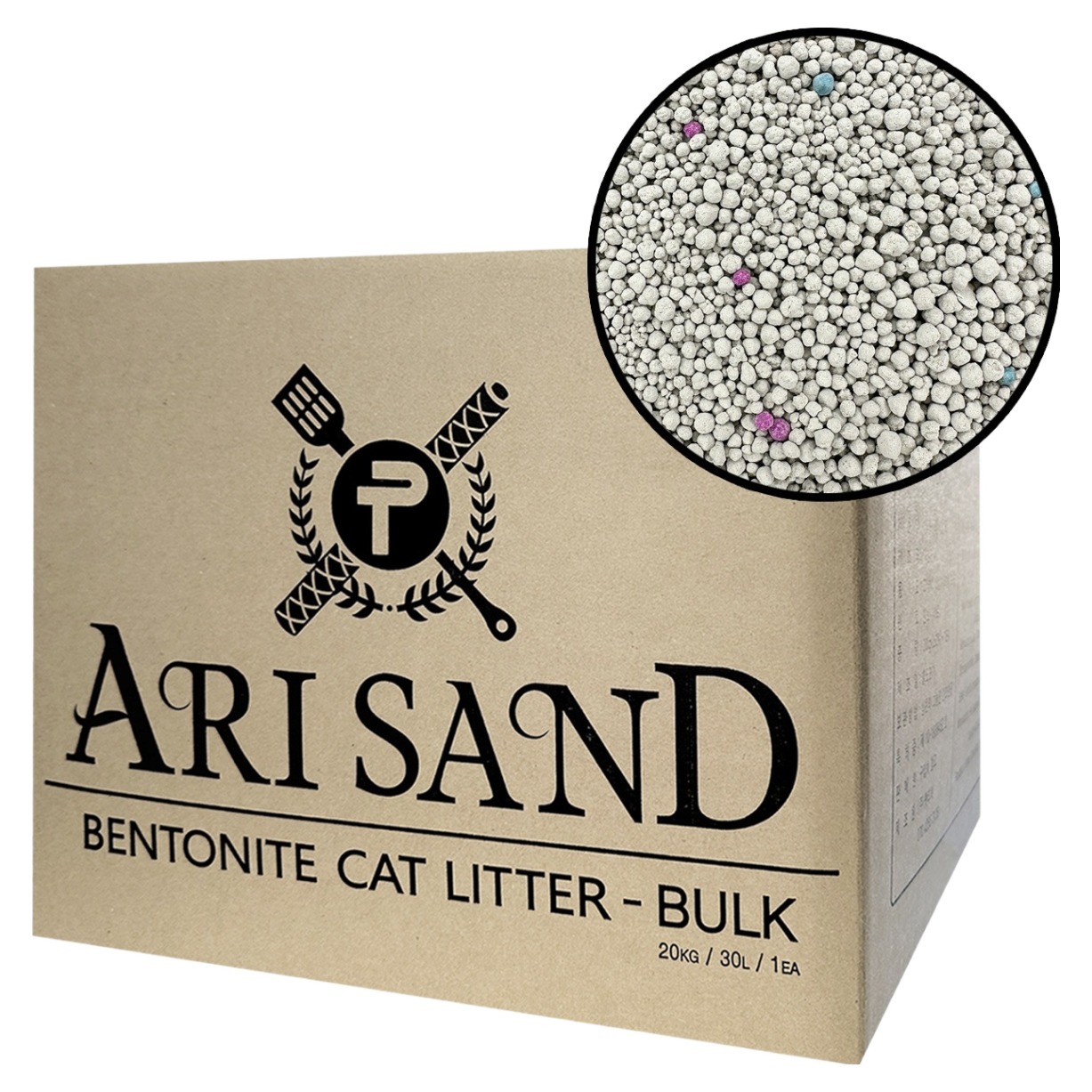 아리샌드 벌크 볼타입 대용량 실속형 고양이 모래, 20kg, 1개, 무향 15,300원
