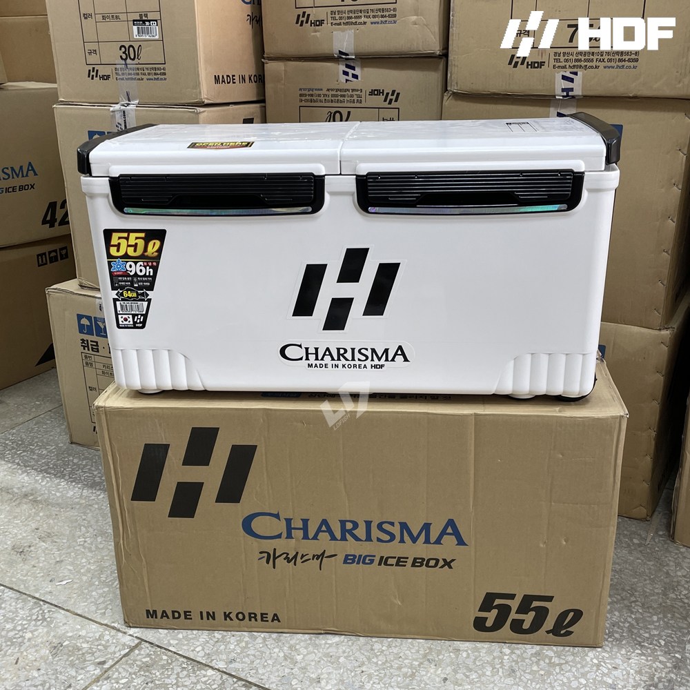 해동 카리스마 아이스박스 55L 55리터 바퀴형 캐리어 쿨러 HB-240 270,000원