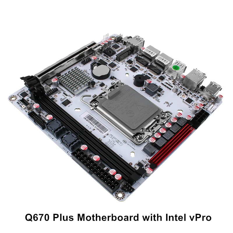 Q670 8 베이 NAS Mini-ITX 마더보드, LGA1700 (지지대 12 세대, 데스크탑 프로세서), * SATA3.0, i226-LM 2 365,700원