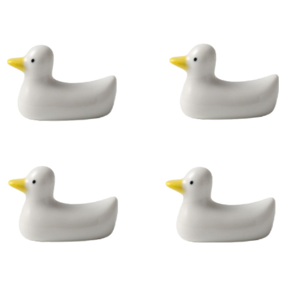 비즈온 식탁 인테리어 포인트 수저받침 오리, 하얀색, 4개 8,250원