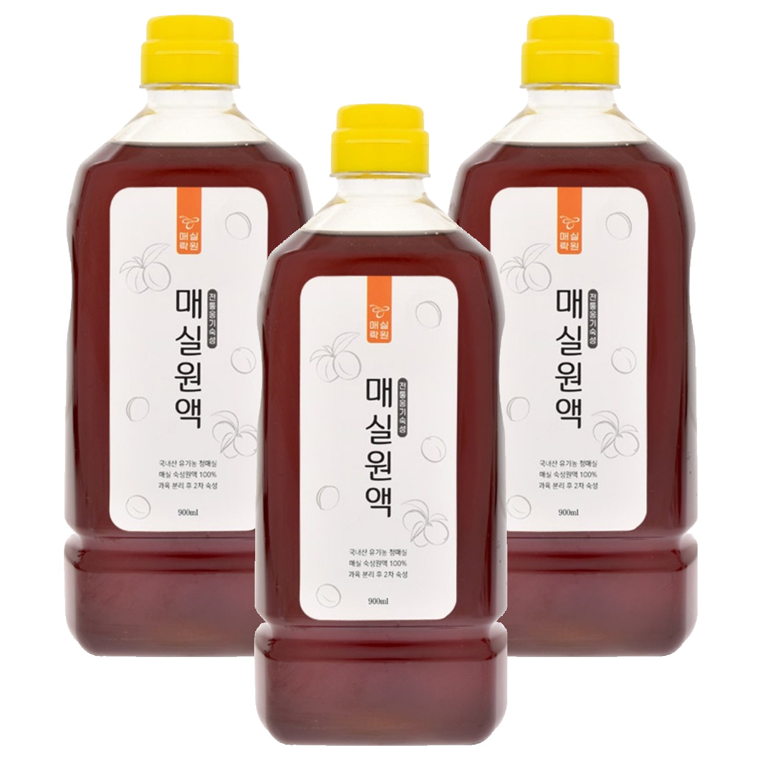 매실락원 매실원액, 900ml, 3개 28,210원