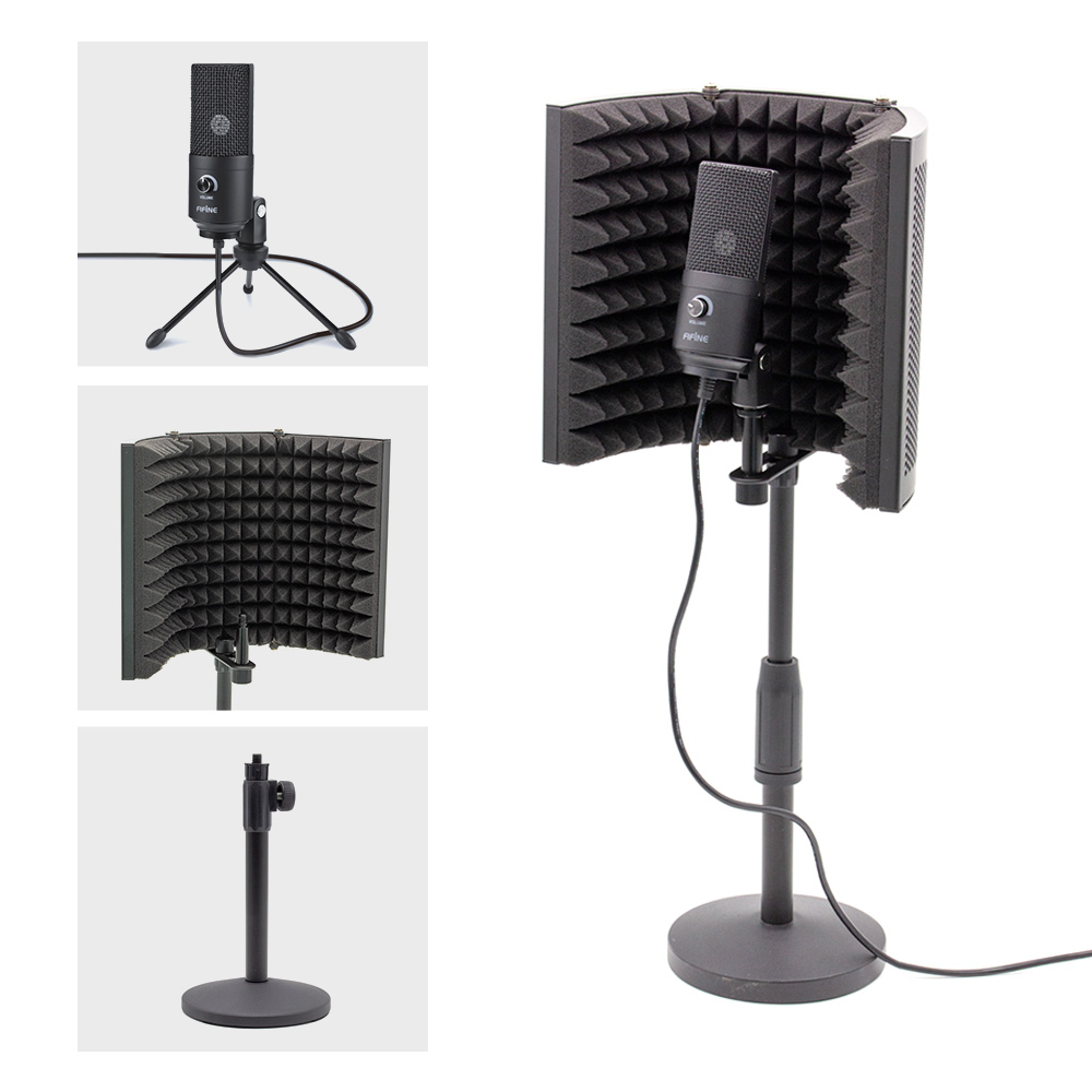 FIFINE K669B 방음 필터 테이블 스탠드 풀세트 리플렉션필터 유튜브 나레이션 녹음 개인방송장비 109,900원