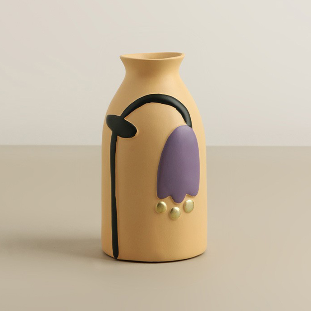 거실 사무실 플라워 아트 도자기 디자인 장식 꽃병 84,000원