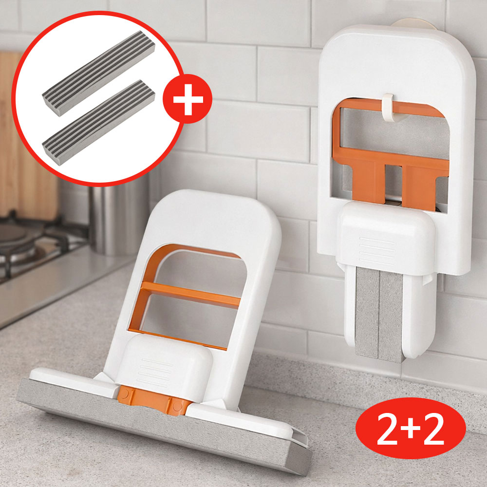 살림공작소 미니밀대2+교체 스펀지2 세트 물기순삭 원터치밀대, 1세트 17,900원