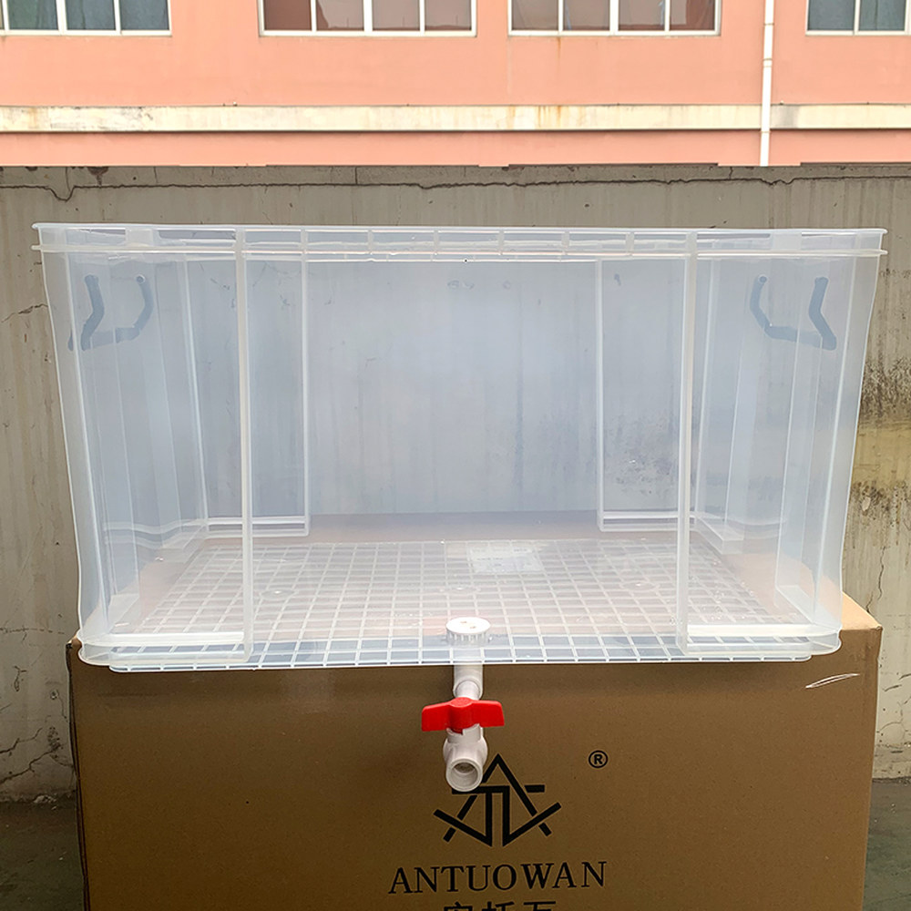 플라스틱수조 거북이 쉼터 사육장 터틀텁 모래 은신처 물배출 항아리 별장 육지 키우기 42,600원