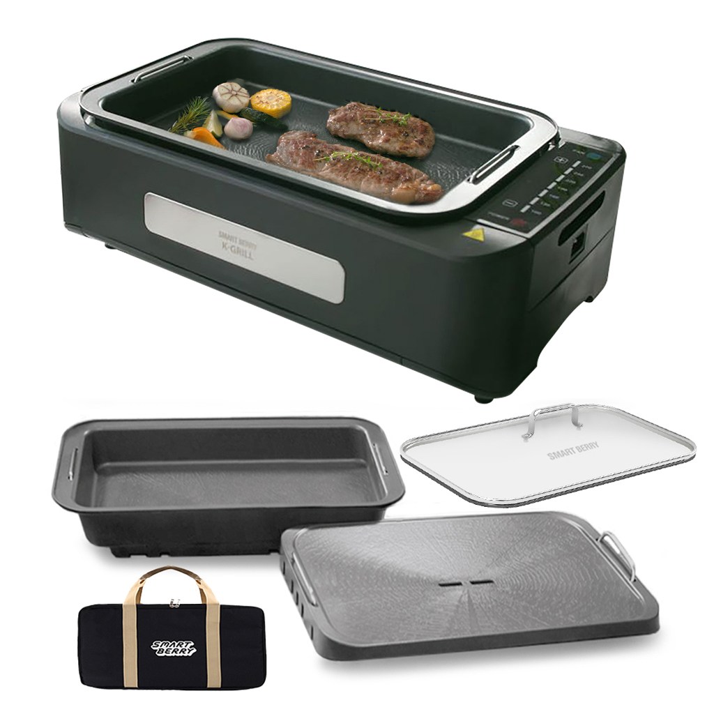 스마트베리 연기먹는 다용도 케이 K 그릴 시즌2 FULL 세트 SBG-K01 연기 안나는 가정용 대형 전기그릴 165,490원