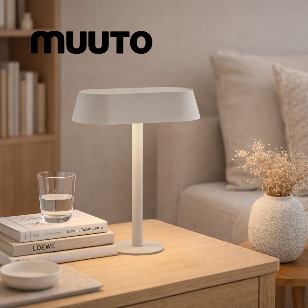 무토 리니어 테이블 스탠드 조명 램프 무드등 취침등 침실 인테리어 LED 디밍 밝기조절, Grey 574,000원