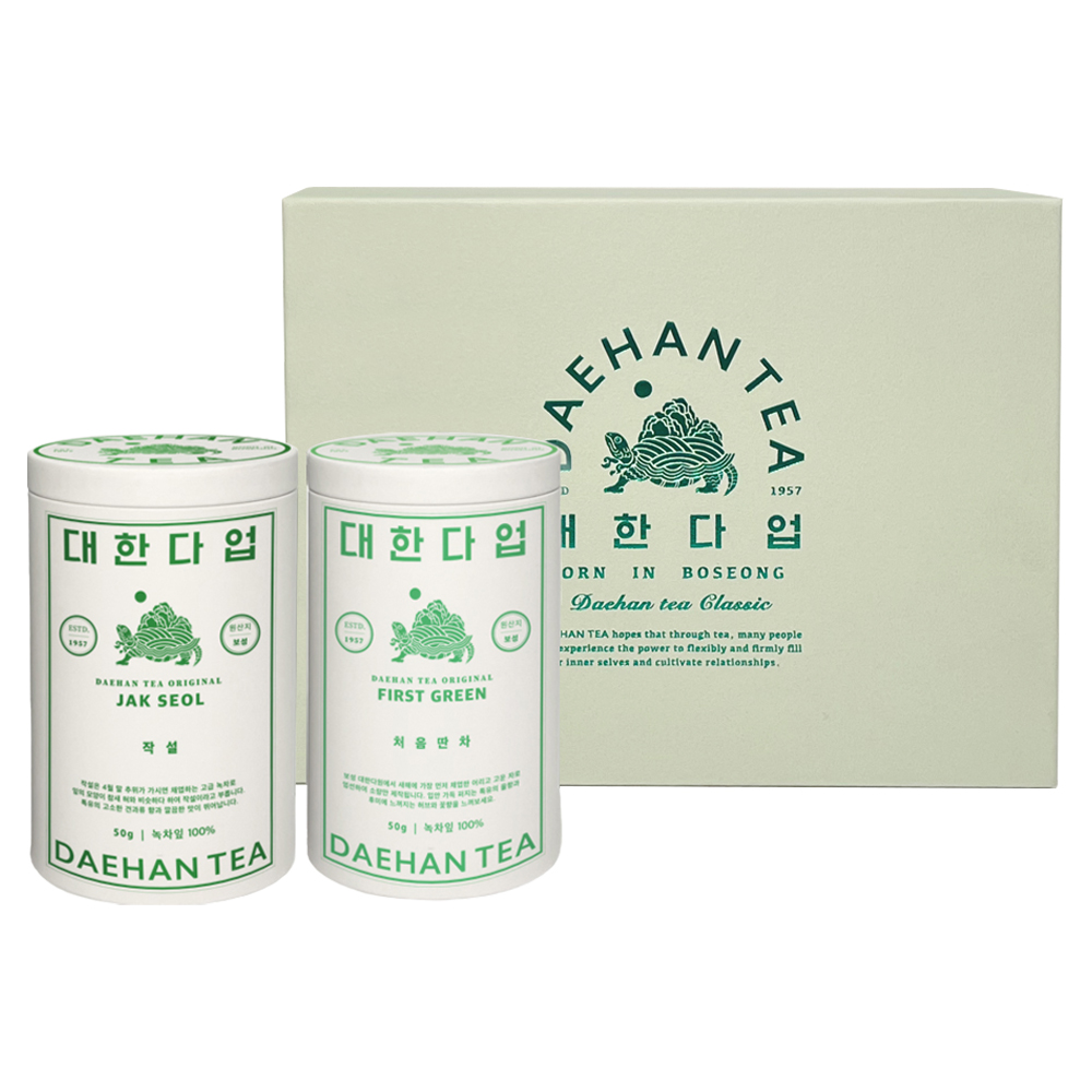 대한다업 처음딴차 50g + 작설 50g 세트 68,000원