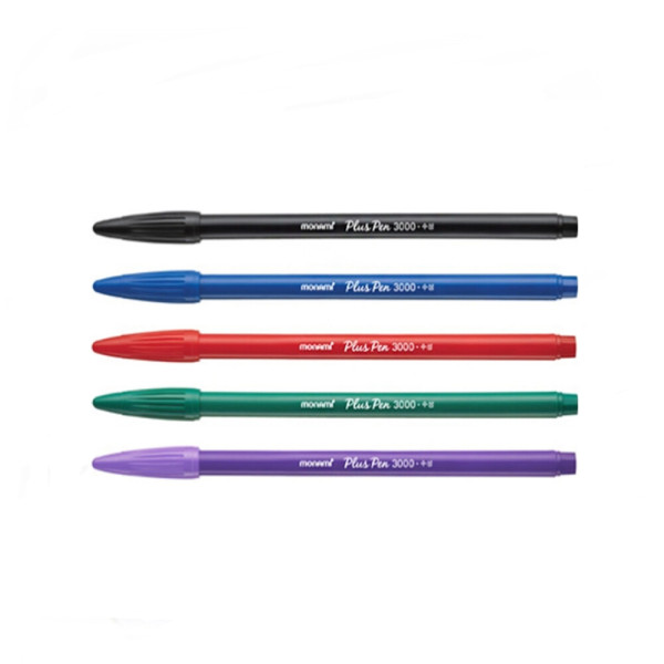 모나미 프러스펜 3000 단색(12자루) 흑 적 청 녹 보(수성펜), 적색 4,800원