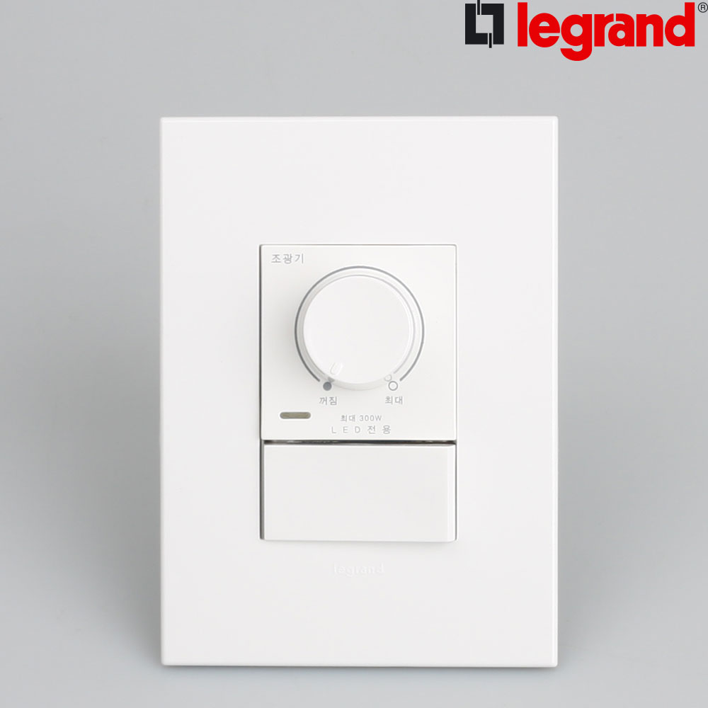 르그랑 아테오 LED 조광기 디머 스위치 디밍 밝기조절 300W 500W, 1개 82,700원