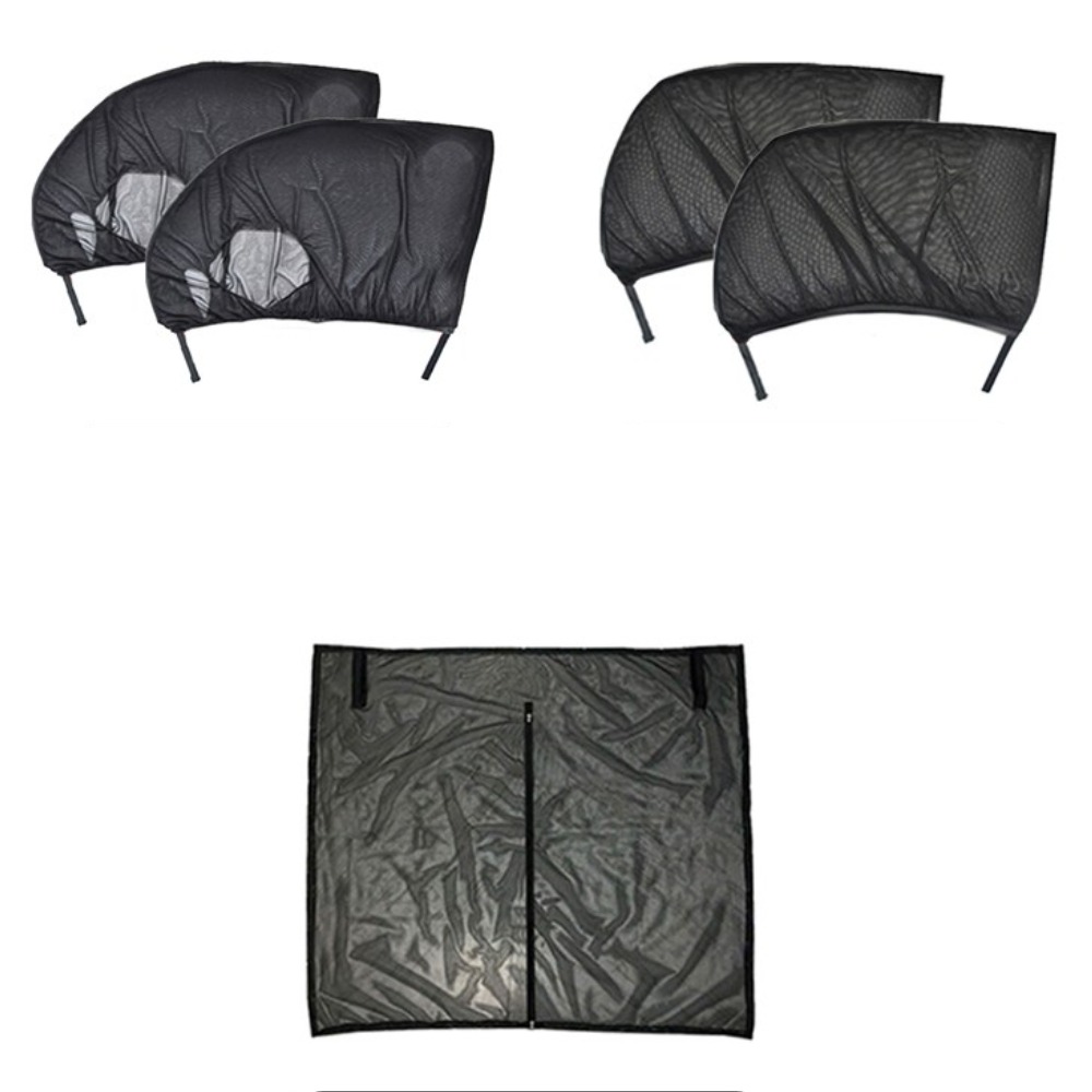 투싼 차박 모기장 풀 세트 앞문 뒷문 트렁크 3종 캠핑 차크닉 햇빛가리개 사생활보호 그늘막 커튼 00362, 1세트, 블랙 3종 35,600원