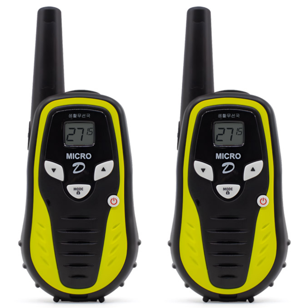마이크로D 옐로우 2대세트 티티아이텍 디지털 생활무전기 미용실 매장용 133,000원