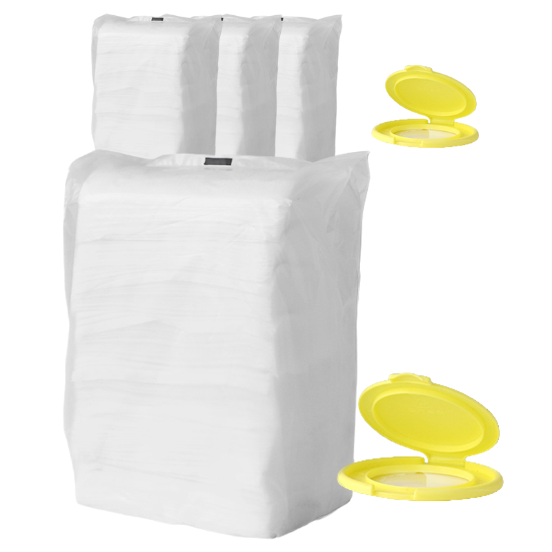 지앤티클린 새하얀 대용량 알뜰 물티슈 리필형 + 탈부착 원형캡 세트 29,000원