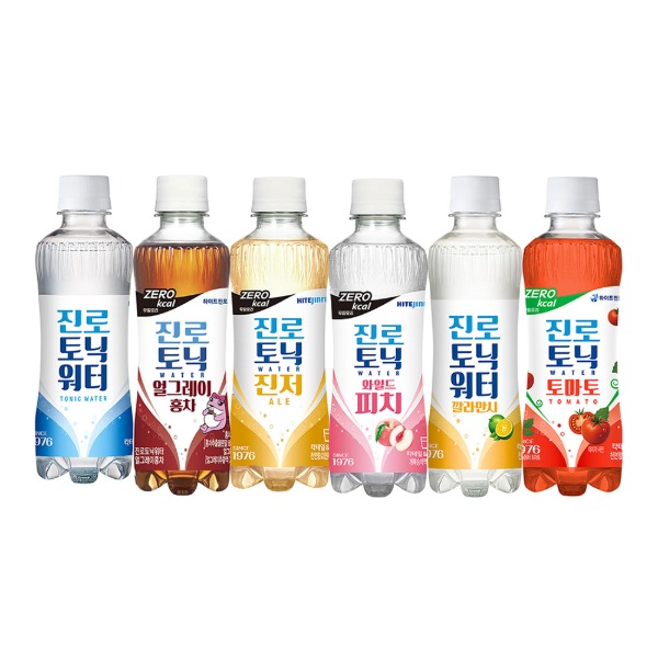 이젠서진 하이트진로 토닉워터 300ml 6종혼합 24개 오리지널+홍차+진저+피치+깔라만시+토마토, 300ml 26,900원