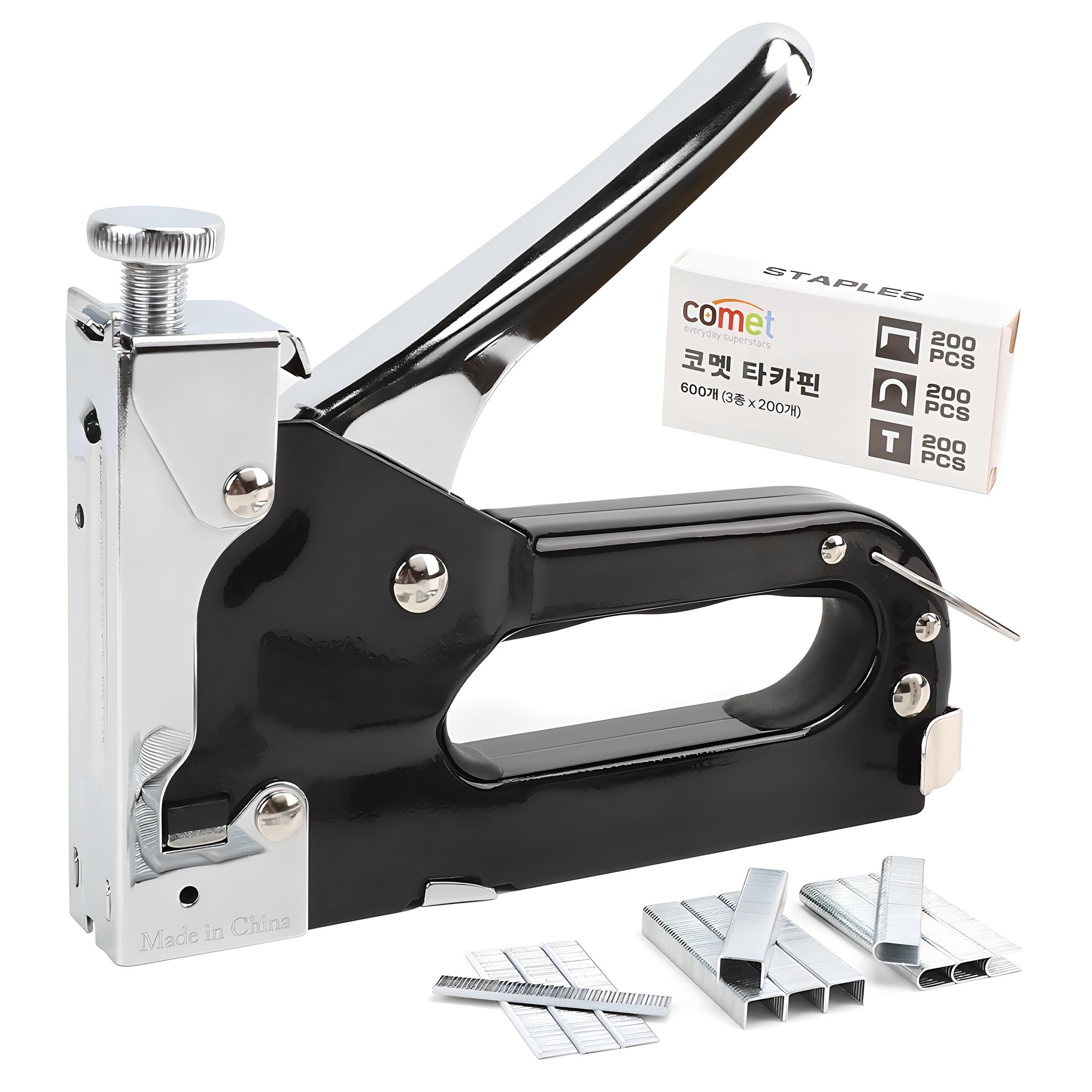 코멧 멀티 손타카 + 타카핀 3종 600개 세트 7,700원