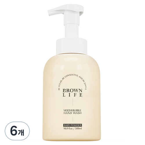 브라운라이프 아기 핸드워시 대용량 거품형 저자극 손세정제 베이비파우더향 26,700원