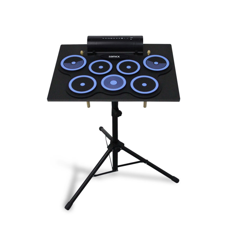 삼익악기 전자드럼패드 포터블 롤 드럼 블루투스 스탠드 거치대 포함 129,000원
