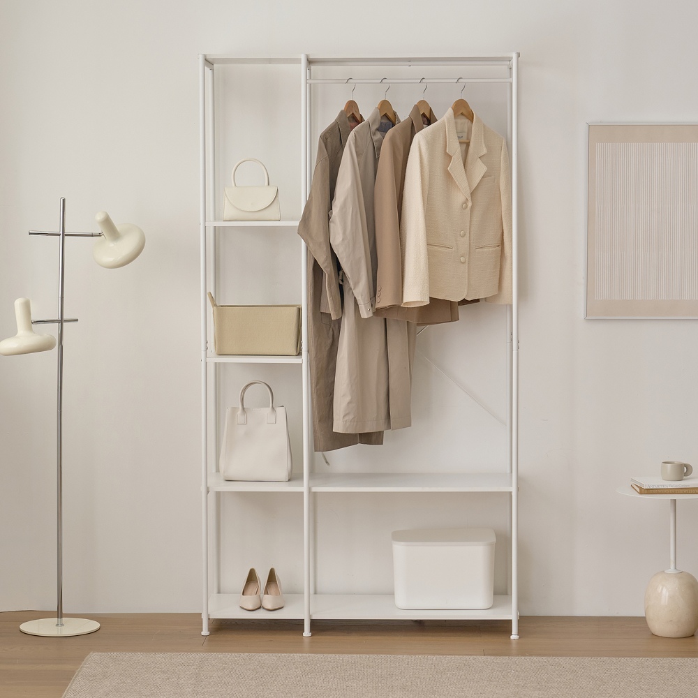 [모던하우스] 마이룸 드레스룸 1단행거+선반형 W1100 159,000원