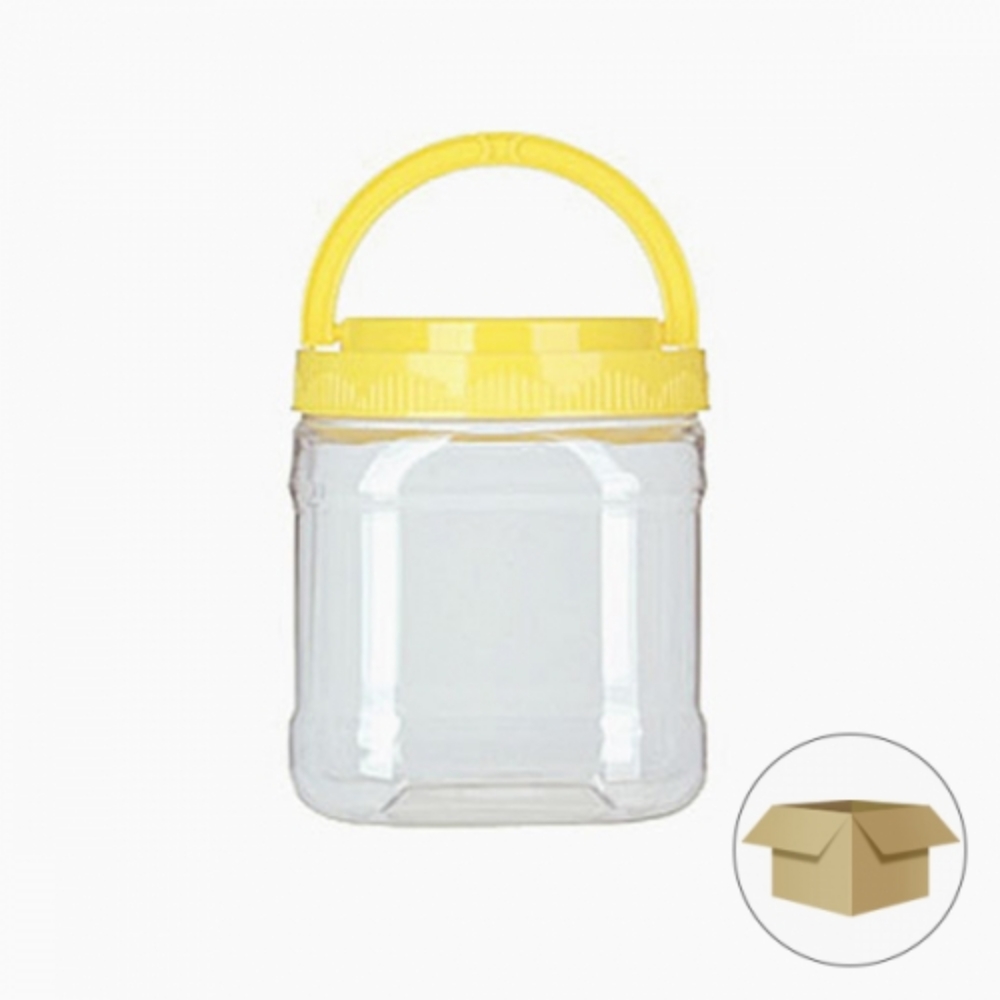 병도매닷컴 광구 사각 1500g 1.5L 1박스 100개 플라스틱 젓갈통 손잡이 광구 식품 반찬 용기 SP-45 157,300원