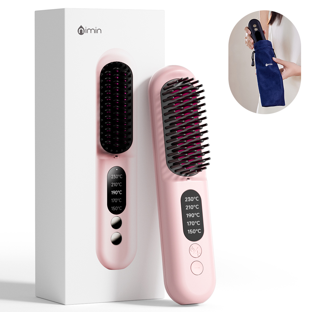 nimin 빗 고데기 무선 헤어 스타일러 매직기 충전식 57,230원