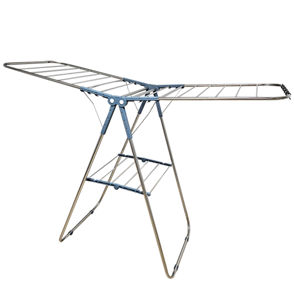 홈애드 빨래건조대 특대형 접이식 국내생산 후크2단, 블루 47,500원