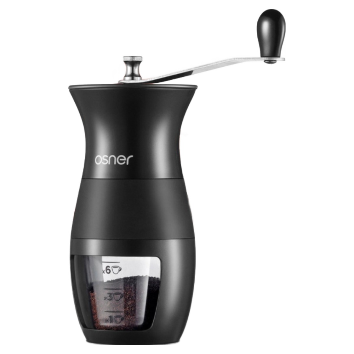 오스너 수동 커피 그라인더 원두커피 가정용, 1개, 블랙, 250ml 11,900원