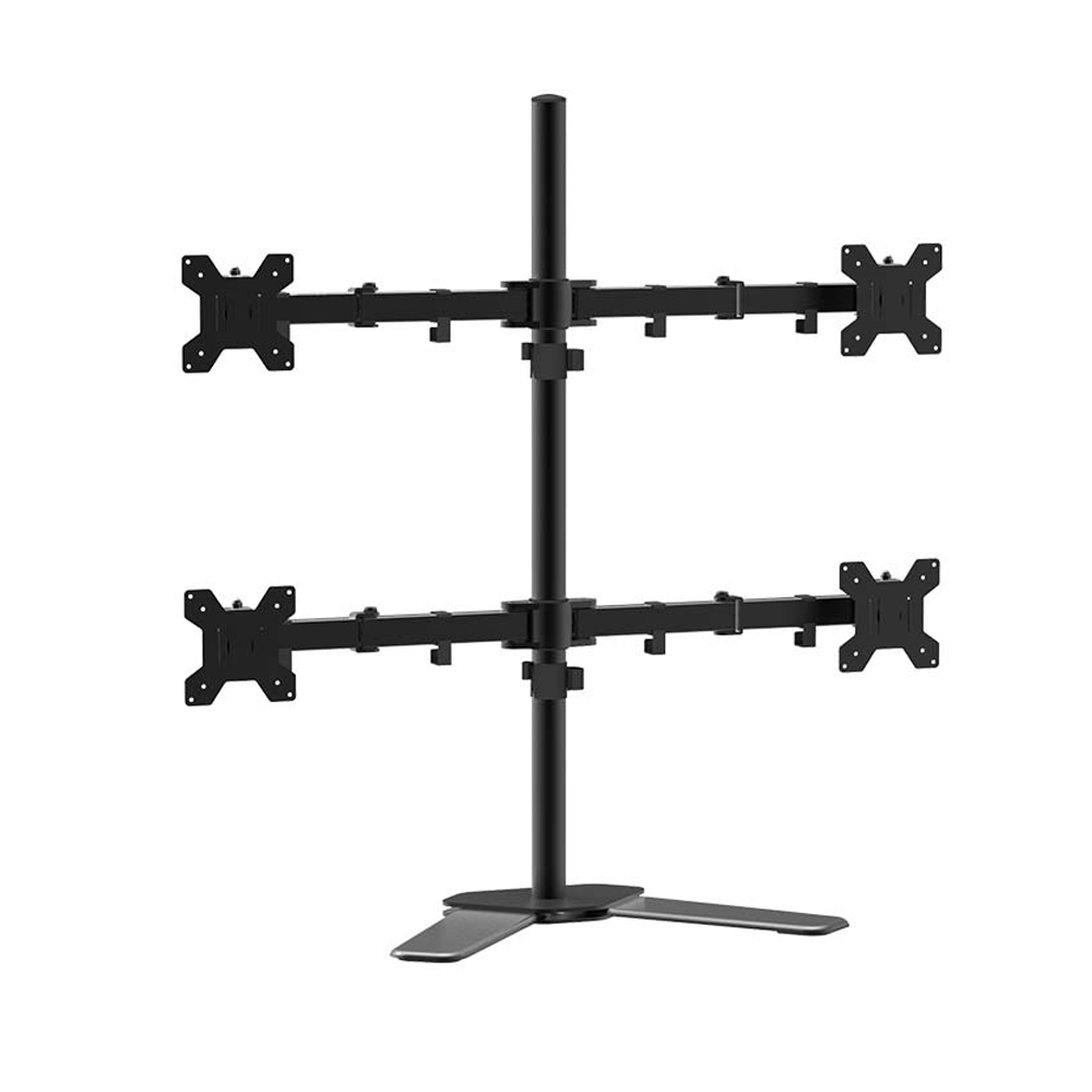 엘디엘마운트 쿼드 모니터암 관절 모니터 거치대 스탠드 APL-T048, 블랙, 1개 47,050원