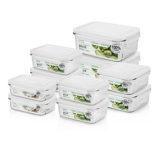 글라스락 클래식 화이트에디션 10종 세트 740016 45,900원