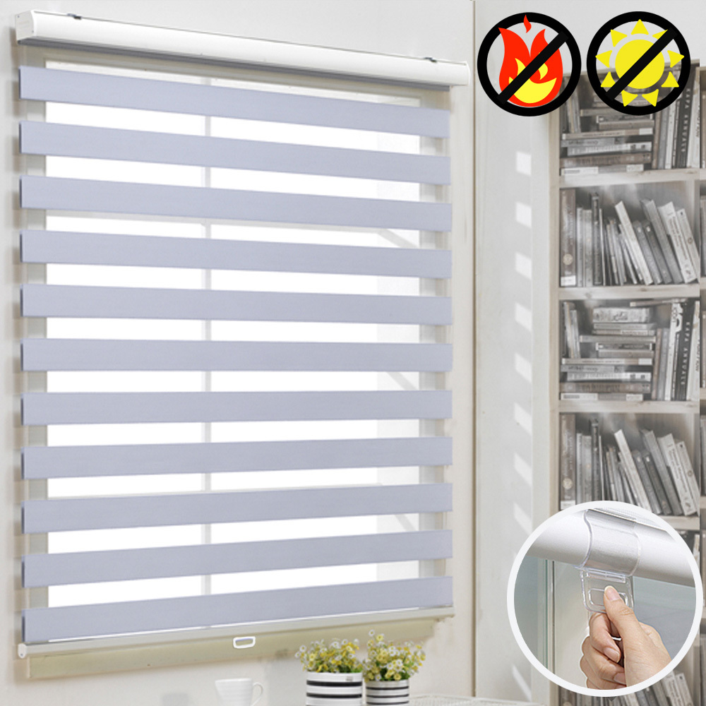 윈샵 페트라 줄없는 암막방염 콤비블라인드 [ 맞춤 제작 색상 사이즈 가로 70cm~ 230 cm 세로 ] 372,100원