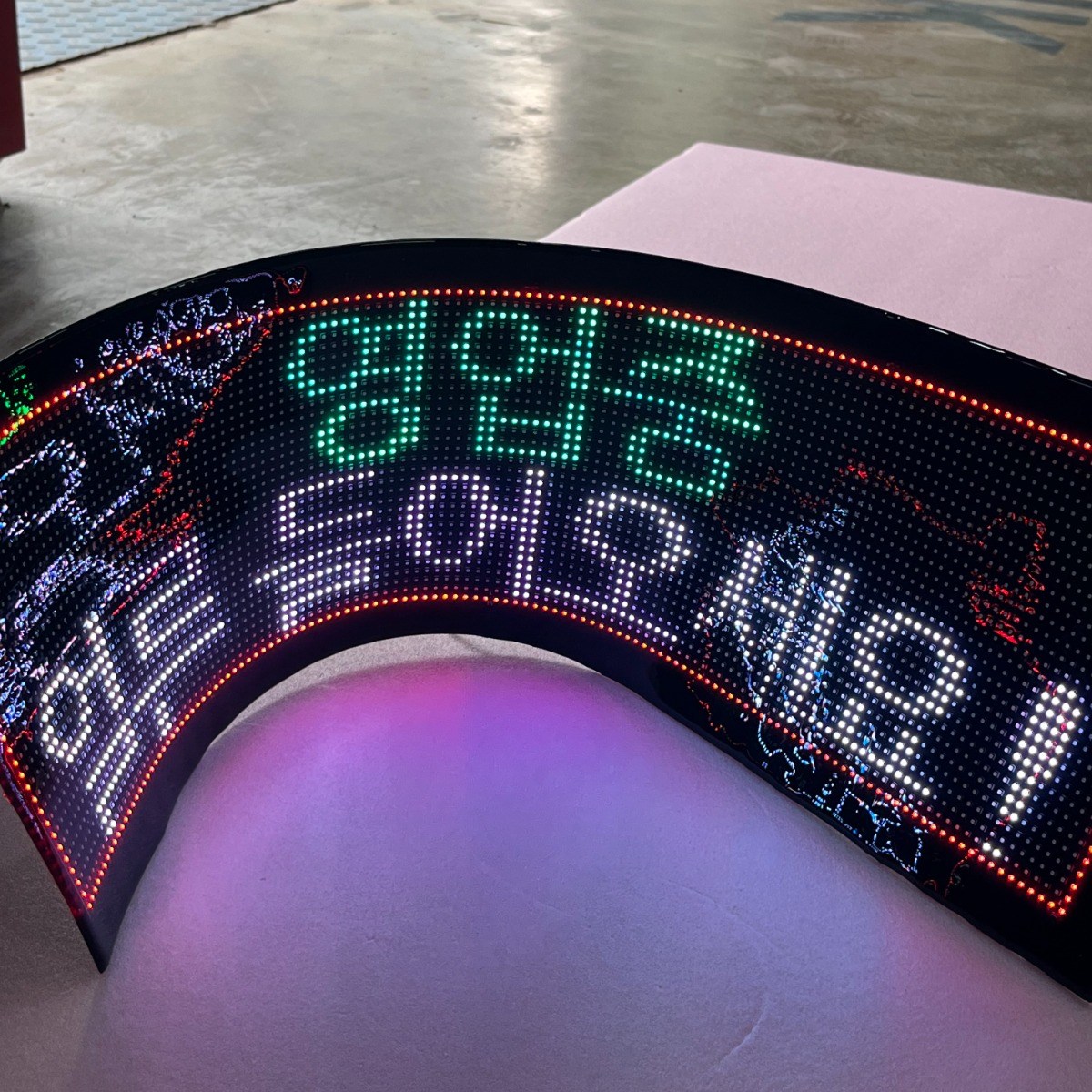 led플렉시블전광판 블루투스 영업중 업소용 가게 옥외 간판 200x630mm, 1개, 기타색 250,000원